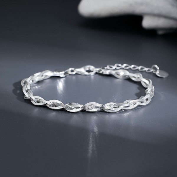 925 Sterling Silver Twisted Bracelet