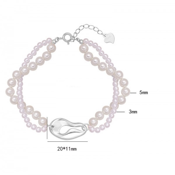 925 Sterling Silver Coffee Bean Bracelet