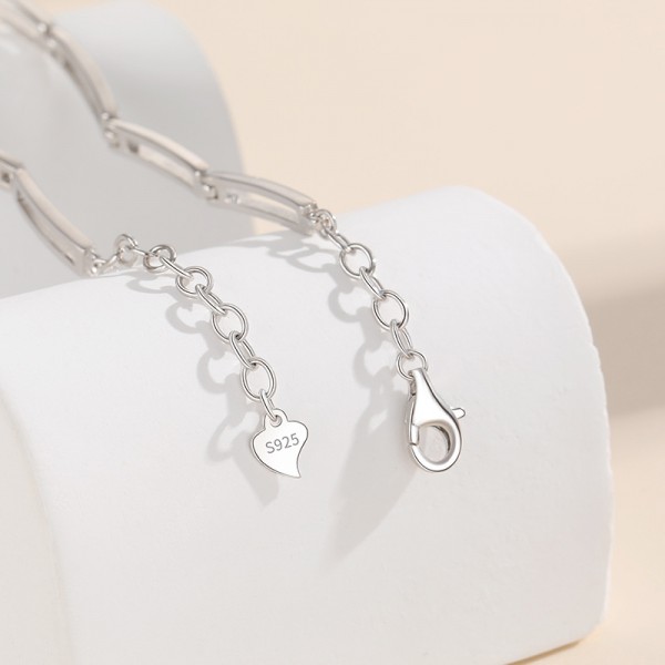 925 Sterling Silver Geometric Bracelet