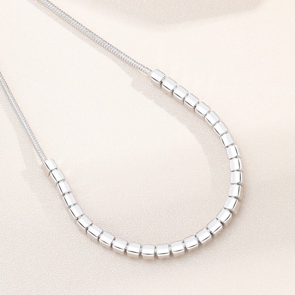 925 Sterling Silver Mini Square Full Pavé Bracelet