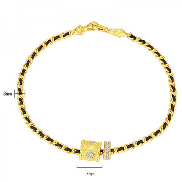 925 Sterling Silver Chanel-Style Chain Bracelet