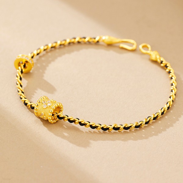 925 Sterling Silver Chanel-Style Chain Bracelet