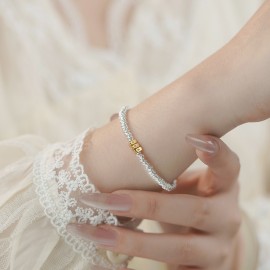 S999 Sterling Silver Cheese Hoop and Granulated Si...