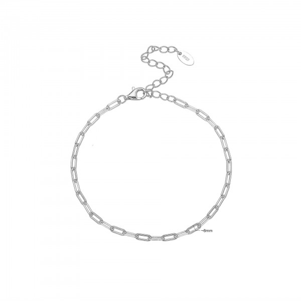 S925 Sterling Silver Cube Bracelet