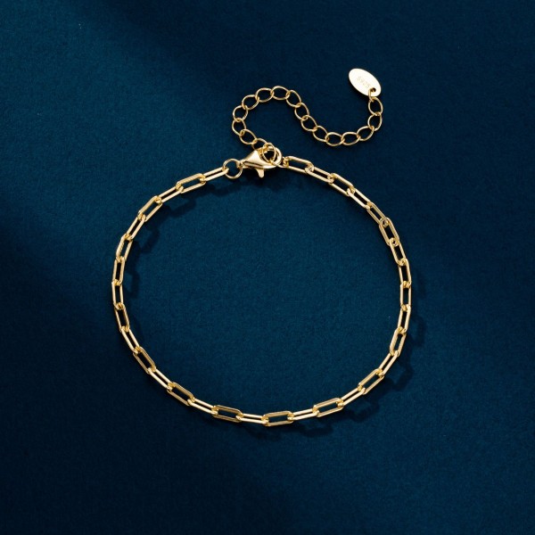 S925 Sterling Silver Cube Bracelet