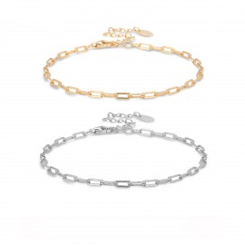 S925 Sterling Silver Cube Bracelet