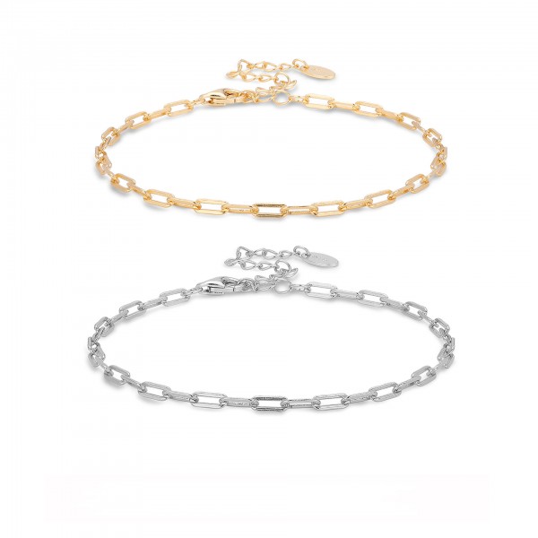 S925 Sterling Silver Cube Bracelet