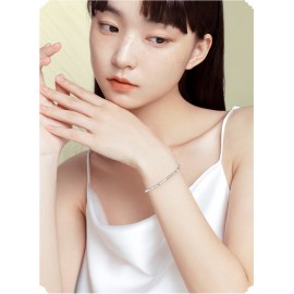 S999 Sterling Silver Minimalist Bamboo Joint Brace...