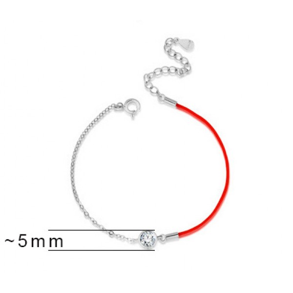 S925 Sterling Silver Everlasting Love Diamond Bracelet