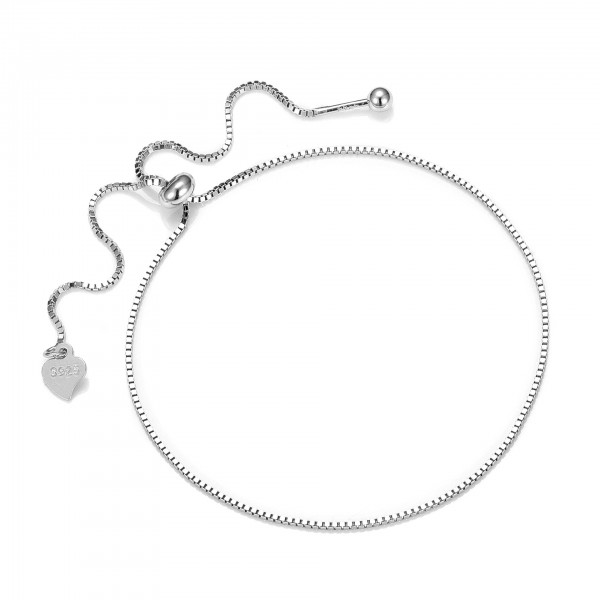 S925 Sterling Silver Unique Minimalist Universal Box Chain with Piercing Needle