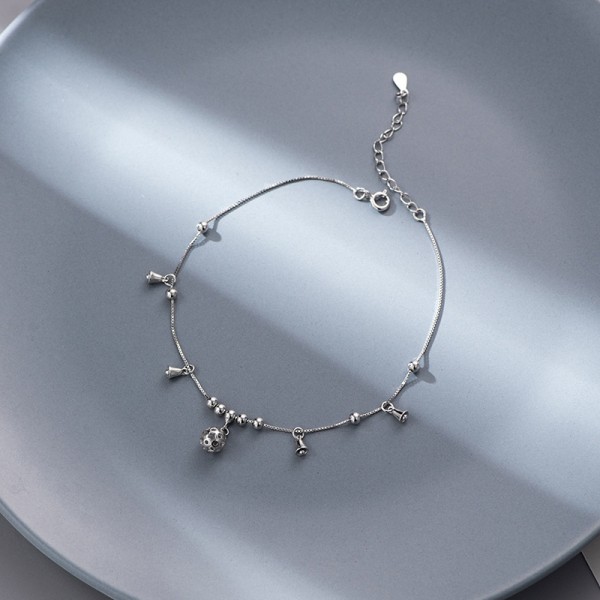 925 Sterling Silver Gongling Anklet