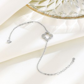 925 Sterling Silver Hollow Ankle Chain