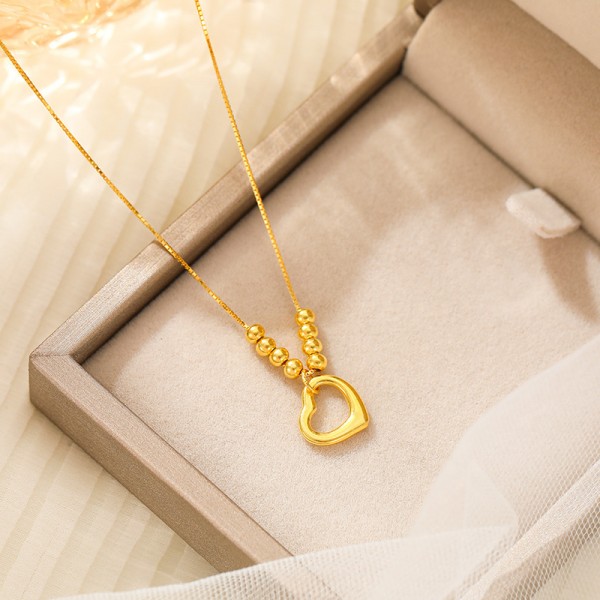 925 Sterling Silver Hollow Out Heart-Shaped Ankle Chain