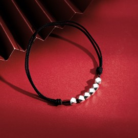 925 Sterling Silver Bead Ankle Chain