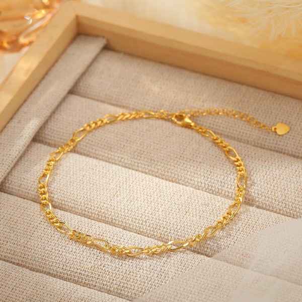 925 Sterling Silver Punk Chain Foot Chain