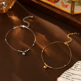 925 Sterling Silver Transport Bead Foot Chain