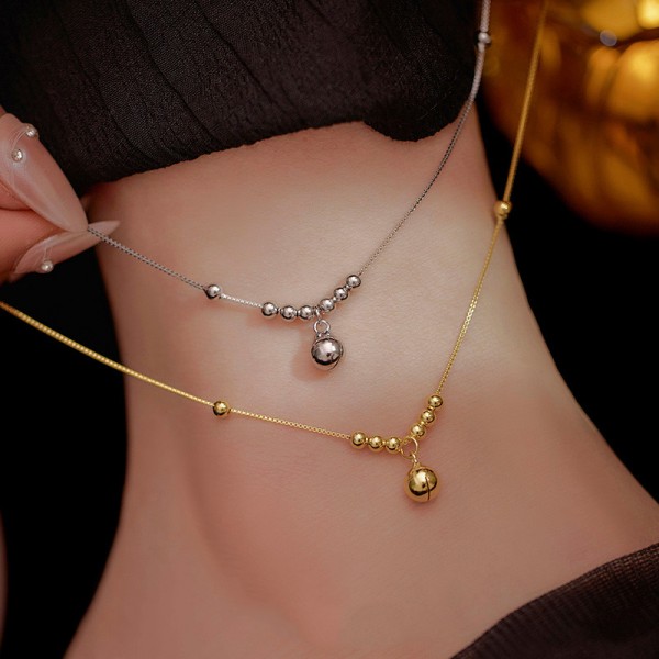 925 Sterling Silver Transport Bead Foot Chain