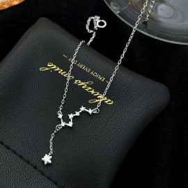 925 Sterling Silver Beidou Seven Star Foot Chain