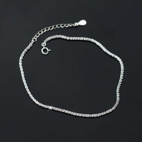 S925 Sterling Silver Shimmering Anklet