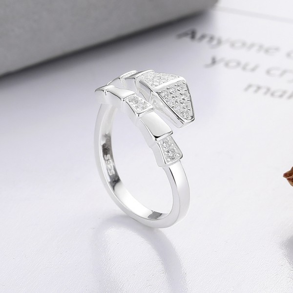 925 Sterling Silver Serpent Ring