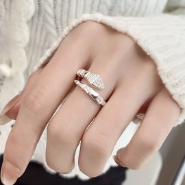 925 Sterling Silver Serpent Ring