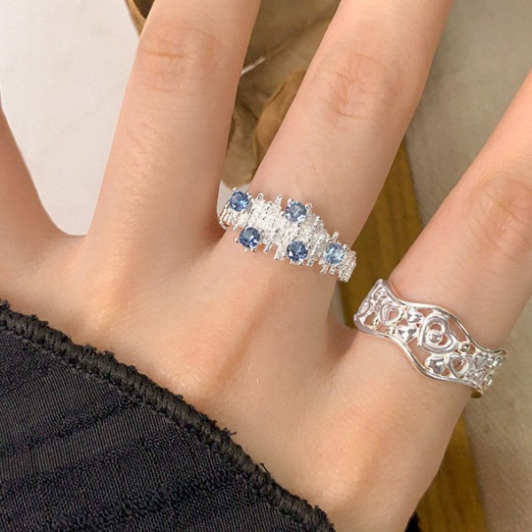 925 Sterling Silver Pleated Ring