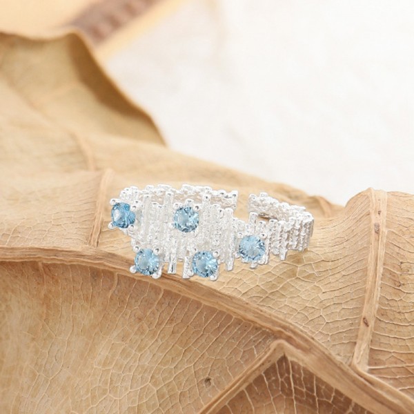 925 Sterling Silver Pleated Ring