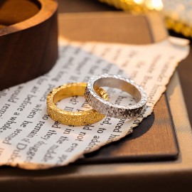 925 Sterling Silver Broken Ice Ring