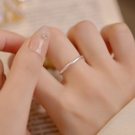 925 Sterling Silver Matte ring