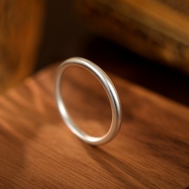 925 Sterling Silver Matte ring