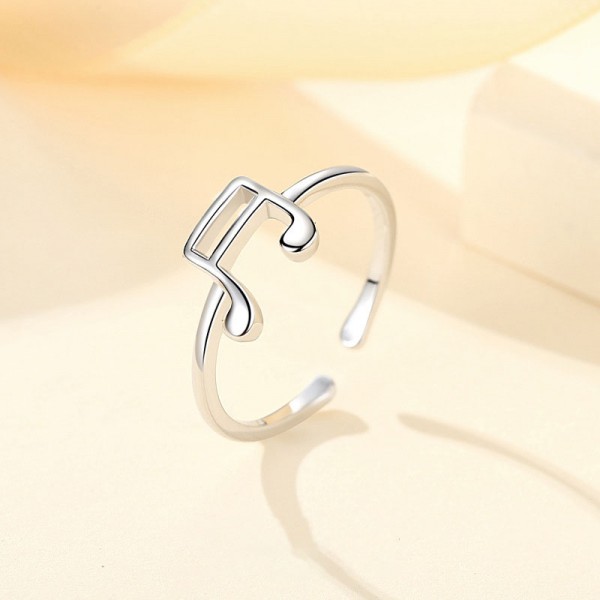 925 Sterling Silver Musical Ring