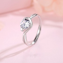 925 Sterling Silver Zirconia Ring