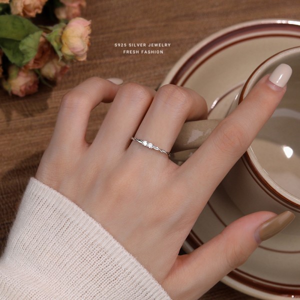 925 Sterling Silver Twisted Ring