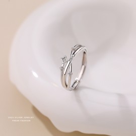 925 Sterling Silver Shooting Star Ring