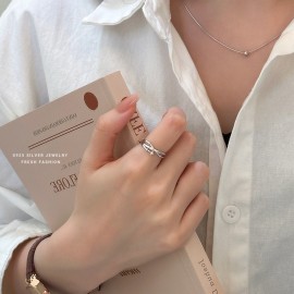 925 Sterling Silver Shooting Star Ring