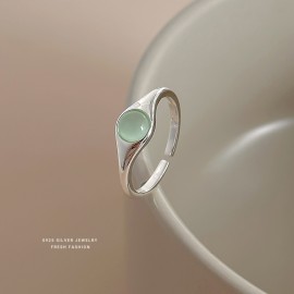 925 Sterling Silver Cat's Eye Ring