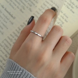 925 Sterling Silver Smiley Ring