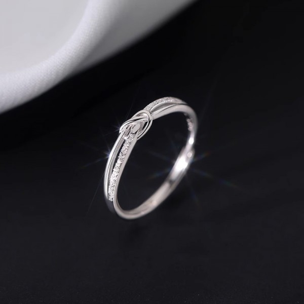 925 Sterling Silver Knot Ring
