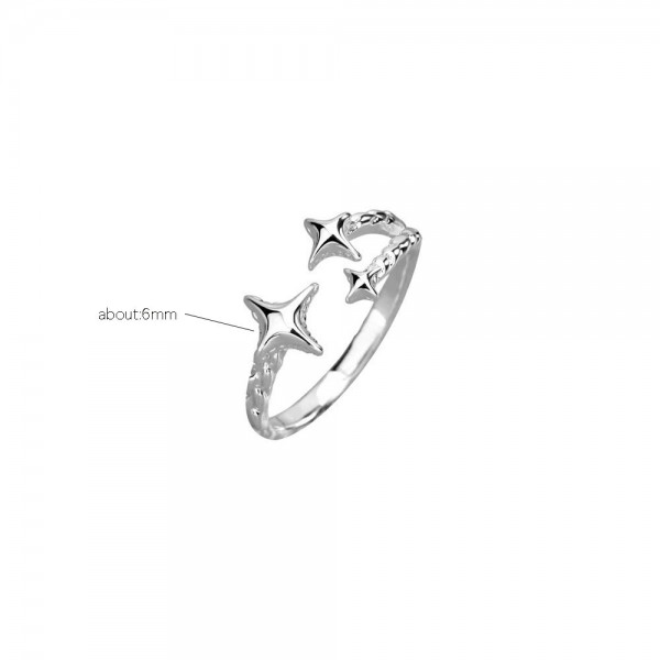 925 Sterling Silver Star Ring