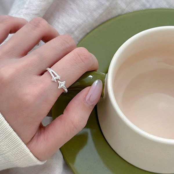 925 Sterling Silver Star Ring