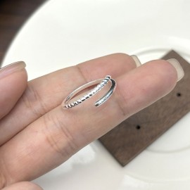 925 Sterling Silver Linear Ring