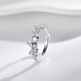 S925 Sterling Silver Glow-in-the-Dark Butterfly Co...