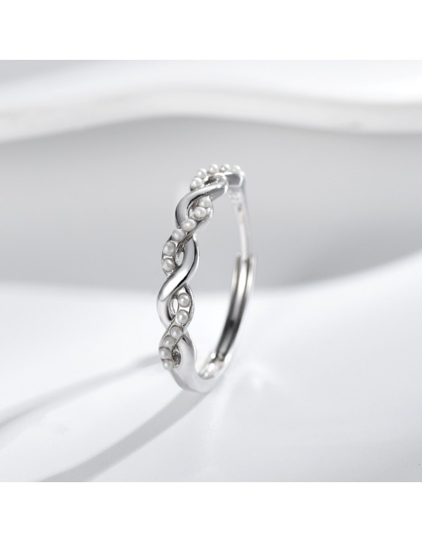 S925 Sterling Silver Pearl Ring