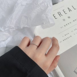 S925 Sterling Silver Twist Ring