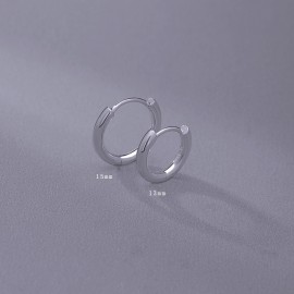 925 Sterling Silver Mini Hoop Earrings 