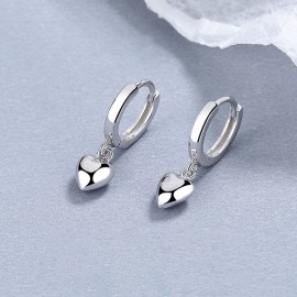 925 Sterling Silver Mini Hoop Earrings for love