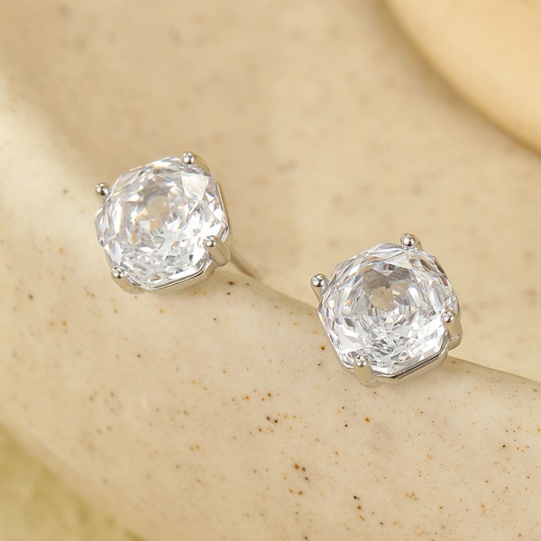 925 Sterling Silver Earring Solitaire Stud