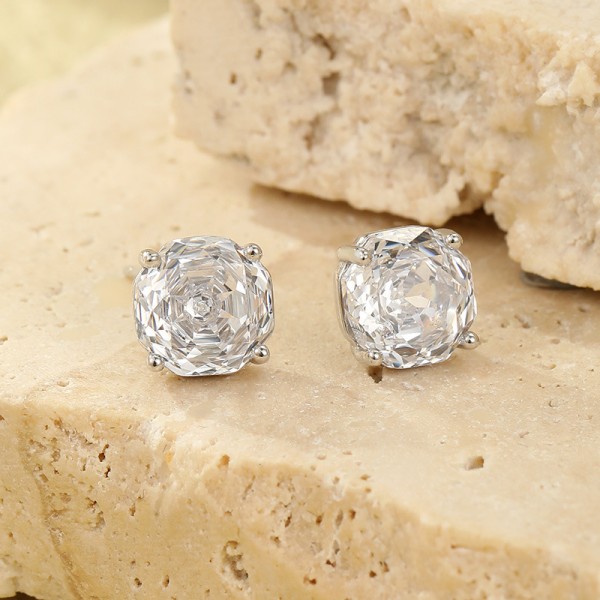 925 Sterling Silver Earring Solitaire Stud