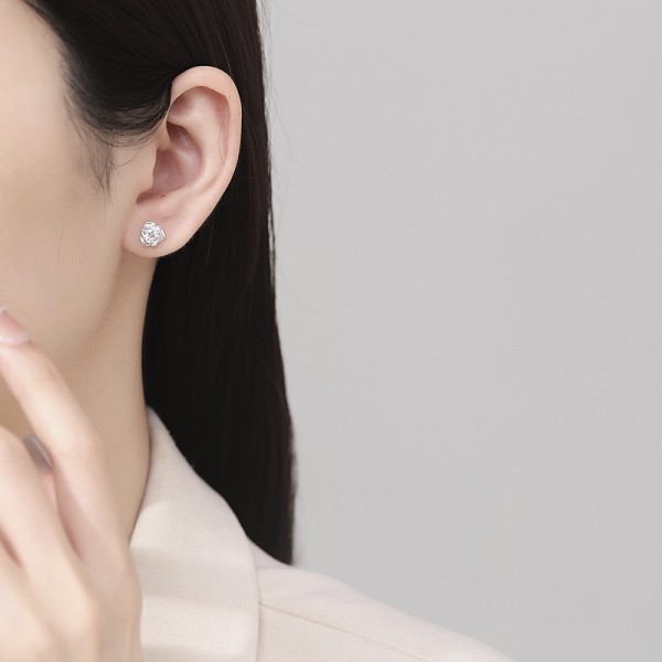 925 Sterling Silver Earrings Screw Backs