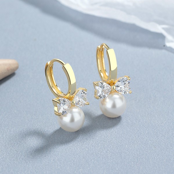 925 Sterling Silver Earring Pearl Earrings